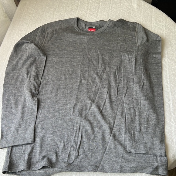 Icebreaker Men’s Merino 260 Tech Long Sleeve Crewe Thermal Top - Picture 6 of 11